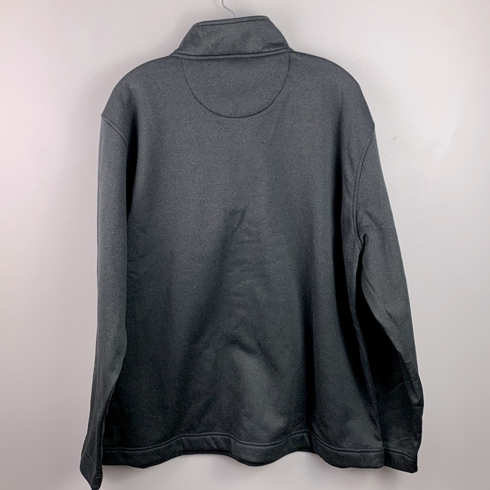 Van Heusen Flex Never Tuck Classic Fit 1/4 Zip Pullover Gray NEW! - Picture 4 of 7